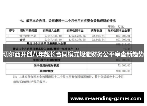 切尔西开创八年超长合同模式规避财务公平审查新趋势